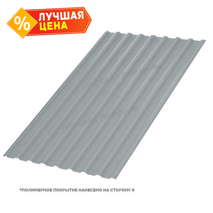 Профлист Металл Профиль МП-20 0,8 Полиэстер RAL 7004 Серый | A