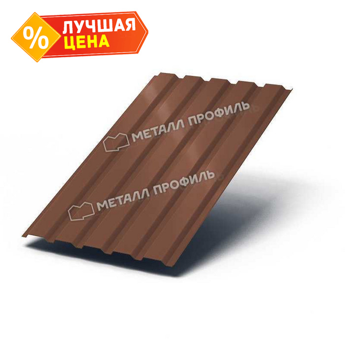Профлист Металл Профиль МП-35 0,5 VikingMP® E RAL 8004 Коричневая медь