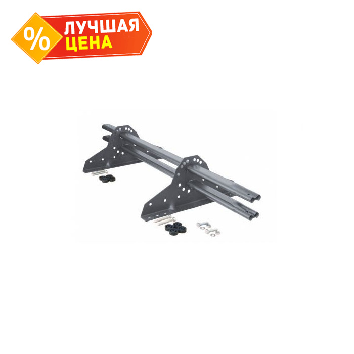 Снегозадержатель трубчатый на сендвич-панель/профнастил Стандарт RAL9016 1м