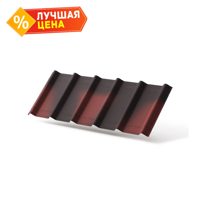 Черепица Ондувилла Красный 1070х400