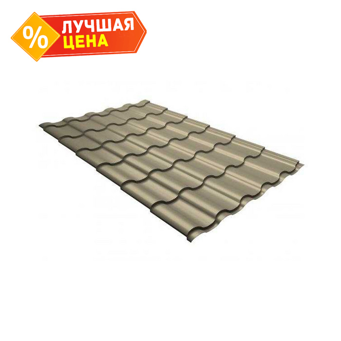 Металлочерепица Grand Line Kredo (Кредо) 0,45 Drap RAL 1015 Светлая слоновая кость