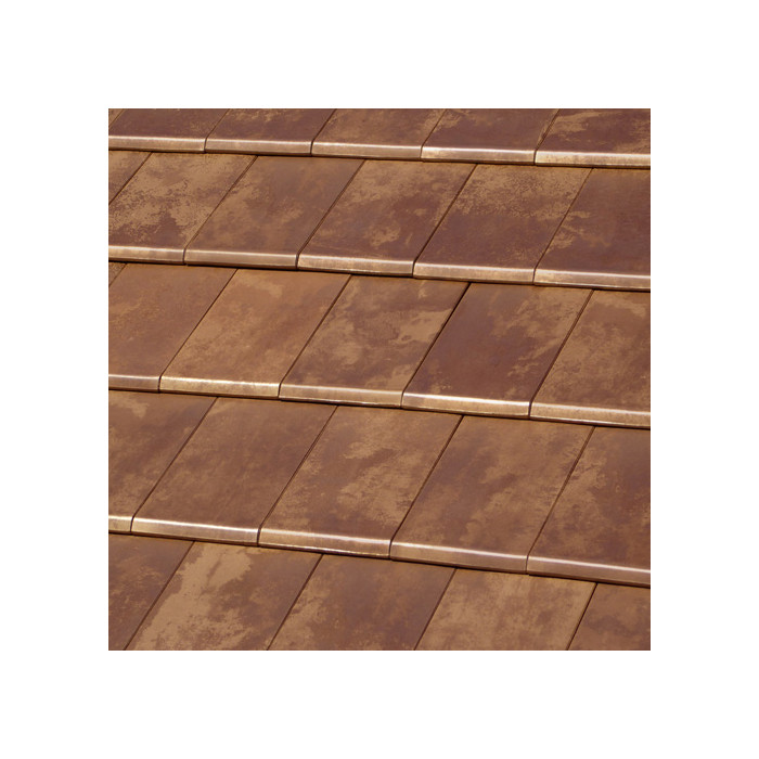 Керамическая черепица Flat 10, Tokyo Copper, Tejas Borja (Струйная печать под оксид меди)